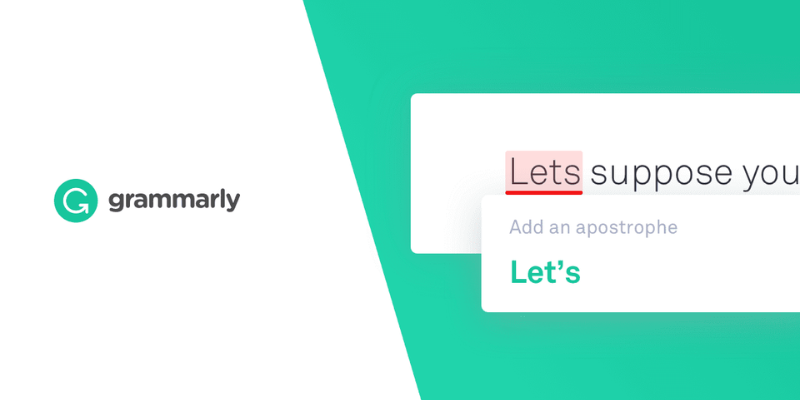 Grammarly tool for grammar correction