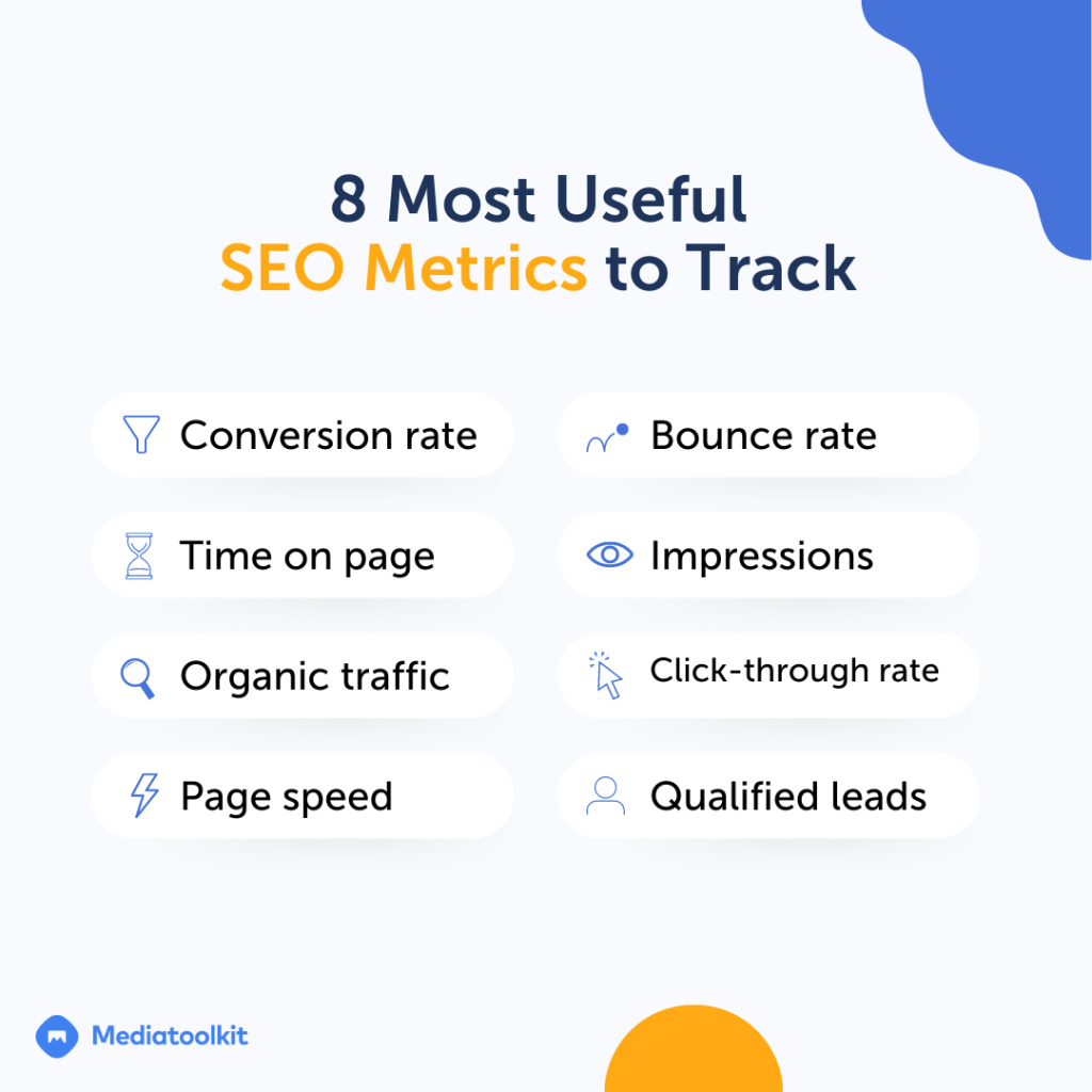 8 most useful seo metrics to track