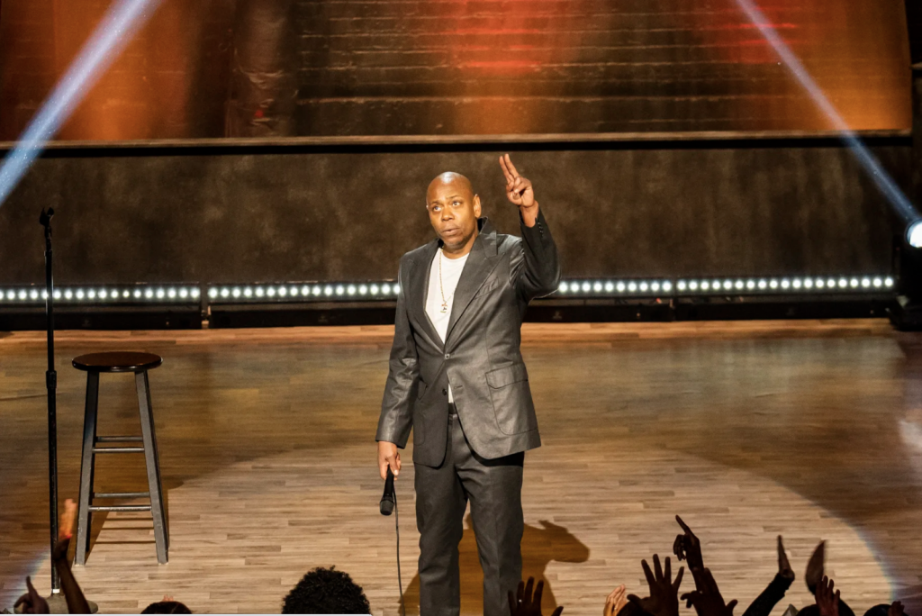 dave chappelle during his comedy special