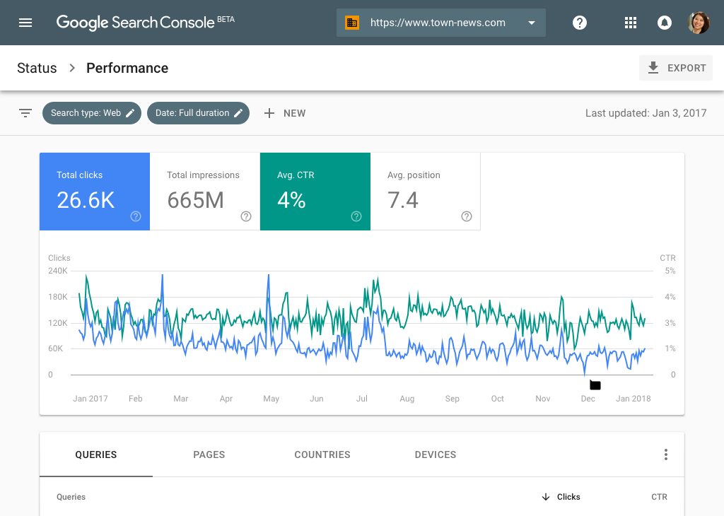 A screenshot of Google Search Console by Webmaster Central Blog in the digital pr blog by mediatoolkit