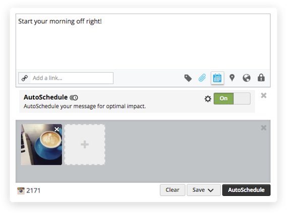 hootsuite auto scheduling screenshot in the best pr tools list by mediatoolkit