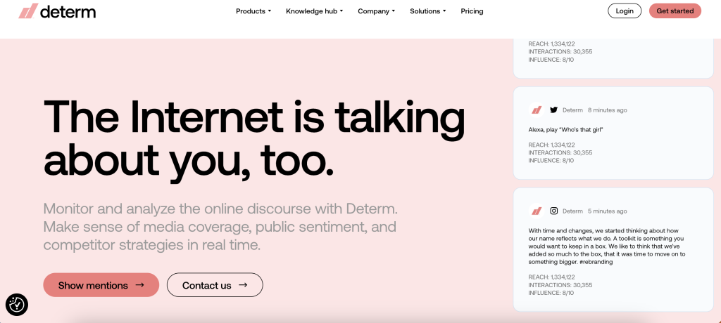 Determ, best Meltwater competitor