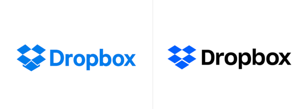 Rebranding Products Example - Dropbox