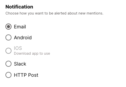notification types in alerts