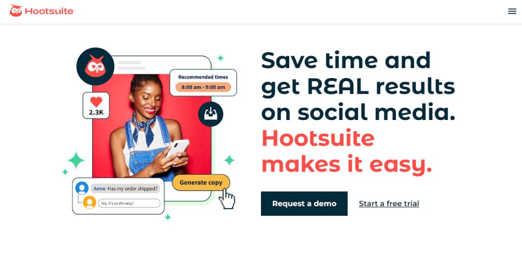 Hootsuite Homepage 