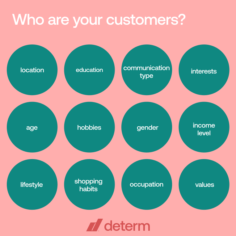 12 elements that define your cusotomers to help you create a marketing strategy