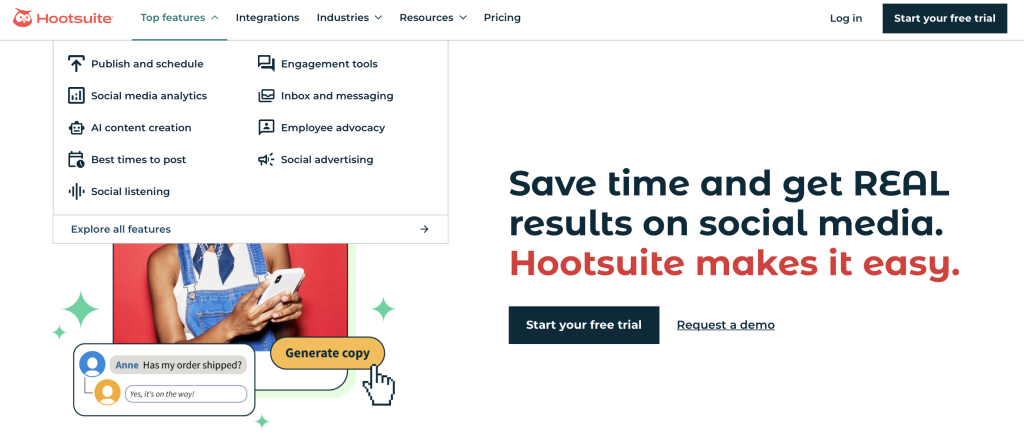 Brandwatch alternative Hootsuite