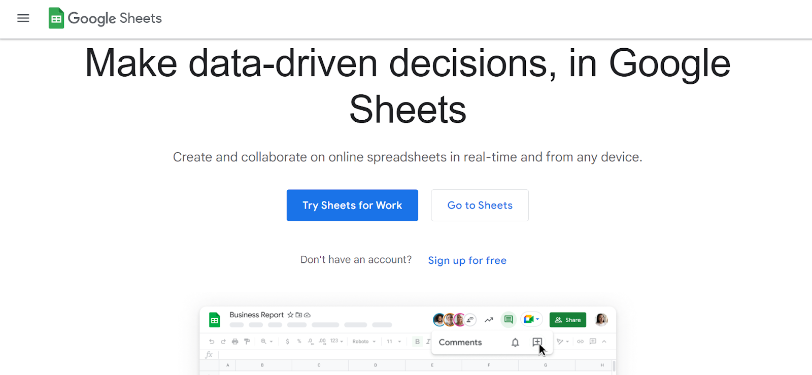 Google Sheets is a free growth hacking tool that helps with project management